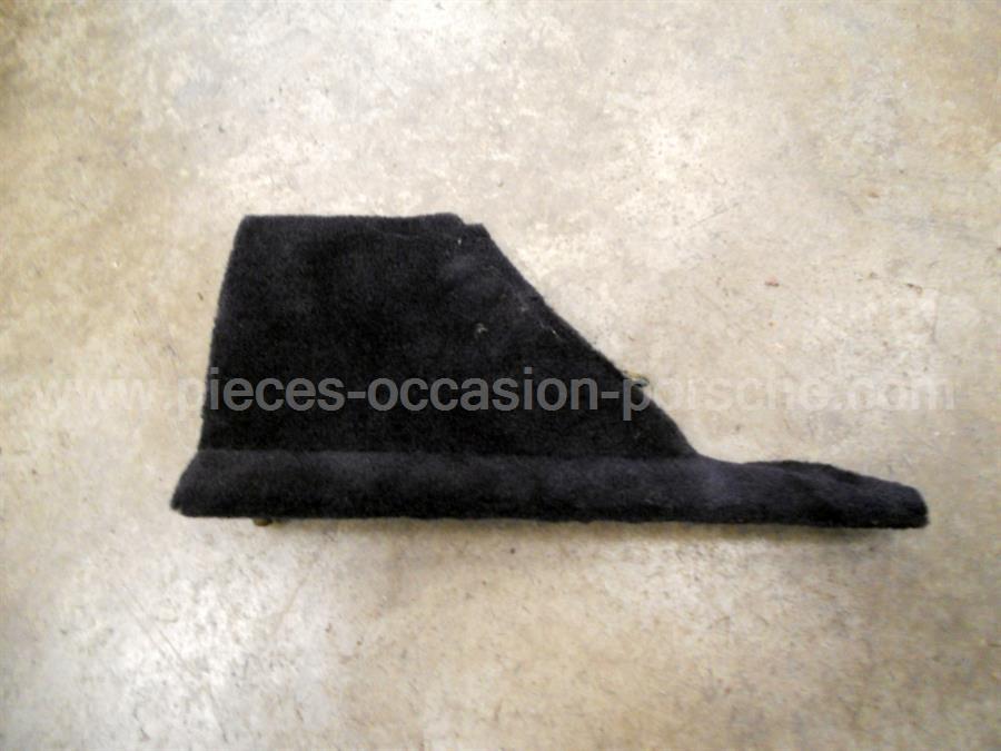 Cache, tapis noir Porsche
